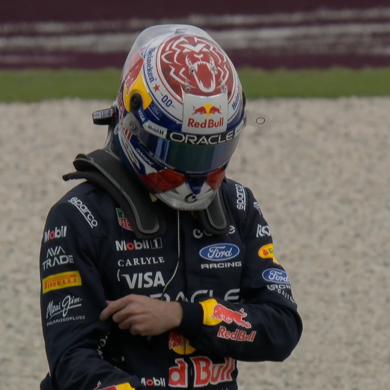 红旗🚩 维斯塔潘 Q1 滑出赛道罕见，退出澳大利亚排位赛2026f1澳大利亚大