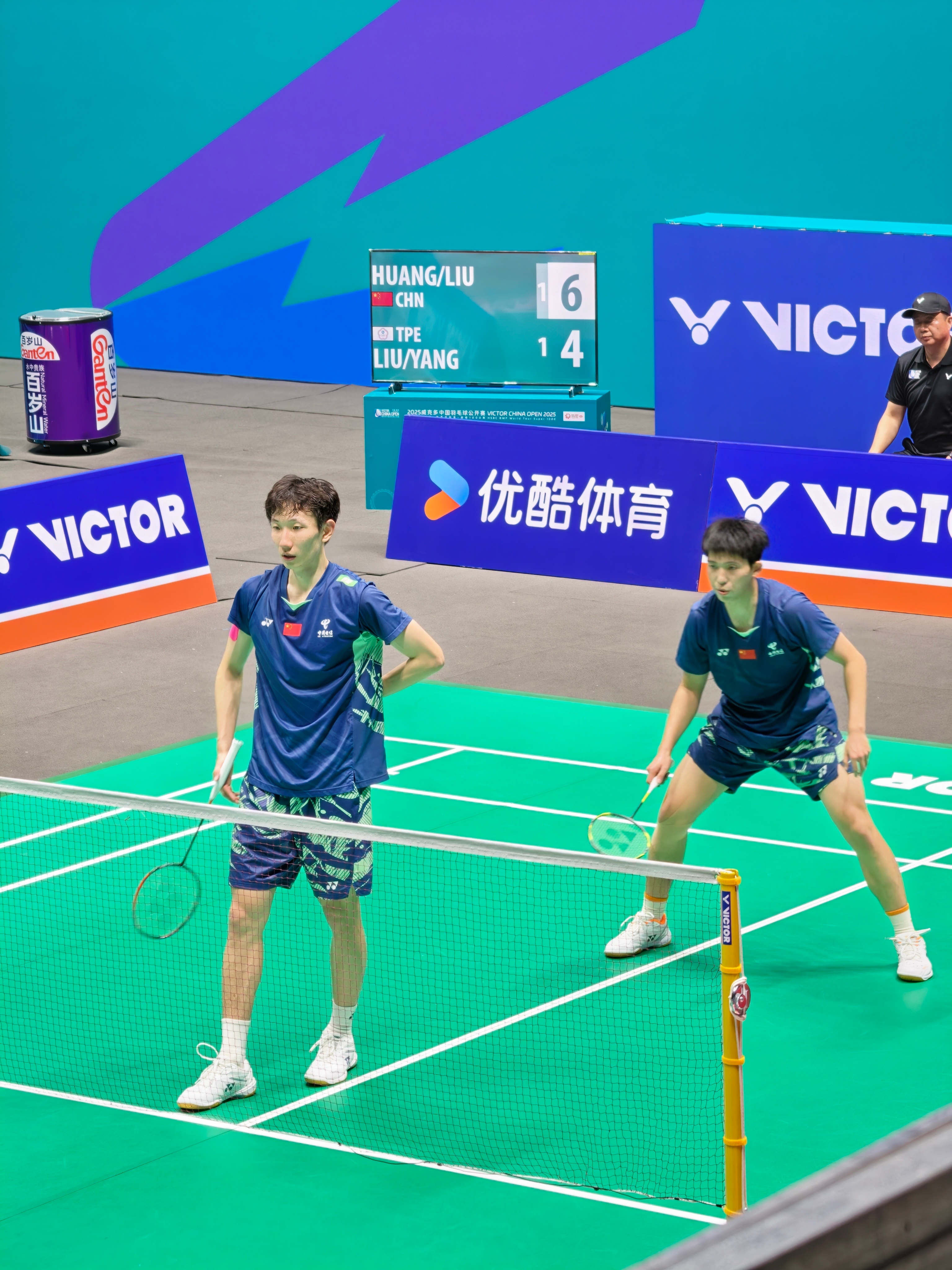 硫磺组合大逆转刘阳/黄荻🇨🇳 16-21、26-24、21-19 刘广珩/杨