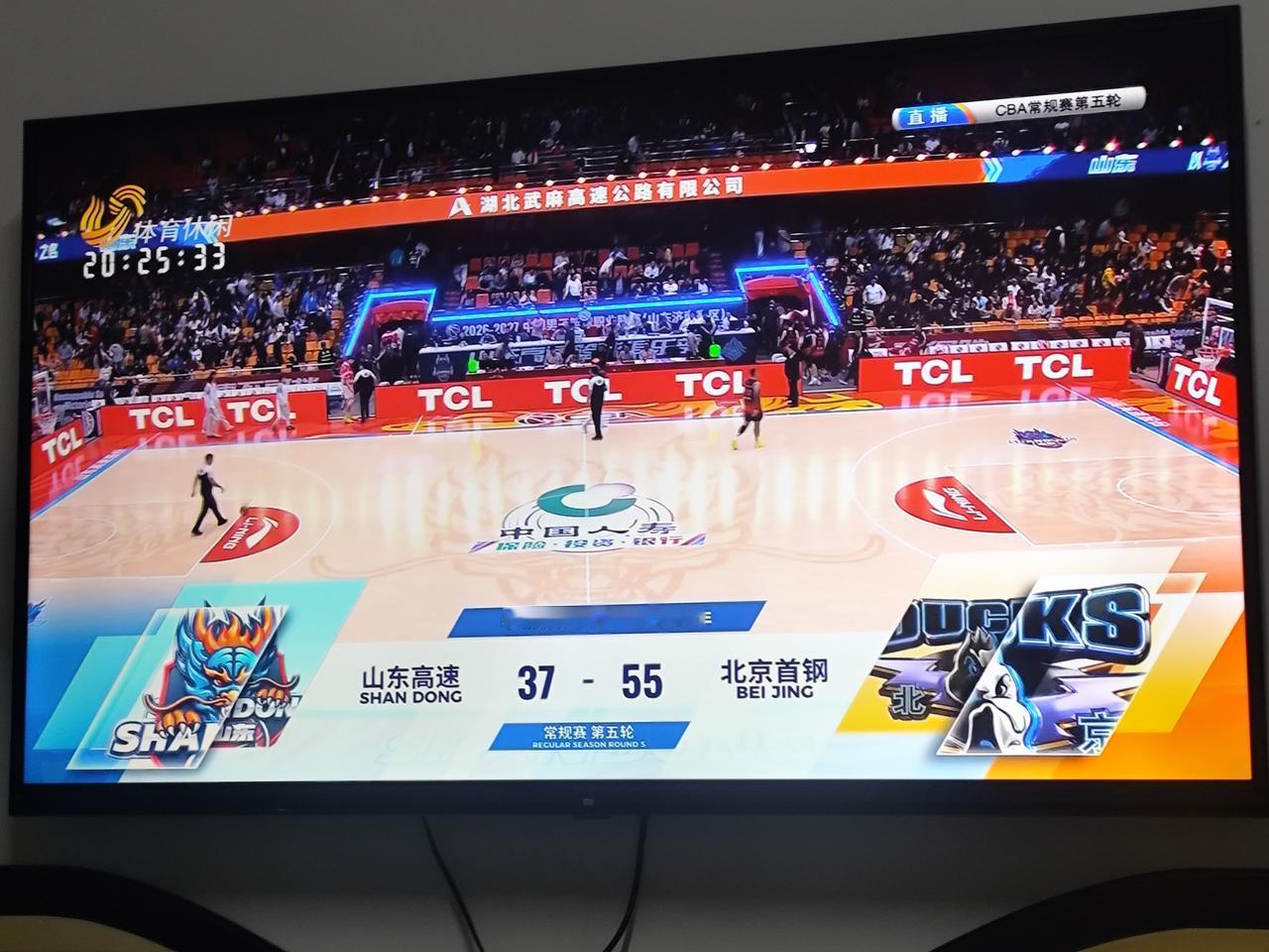 山东高速打得足够强硬，可惜外援不给力啊！CBA常规赛第五轮山东高速主场上半场37