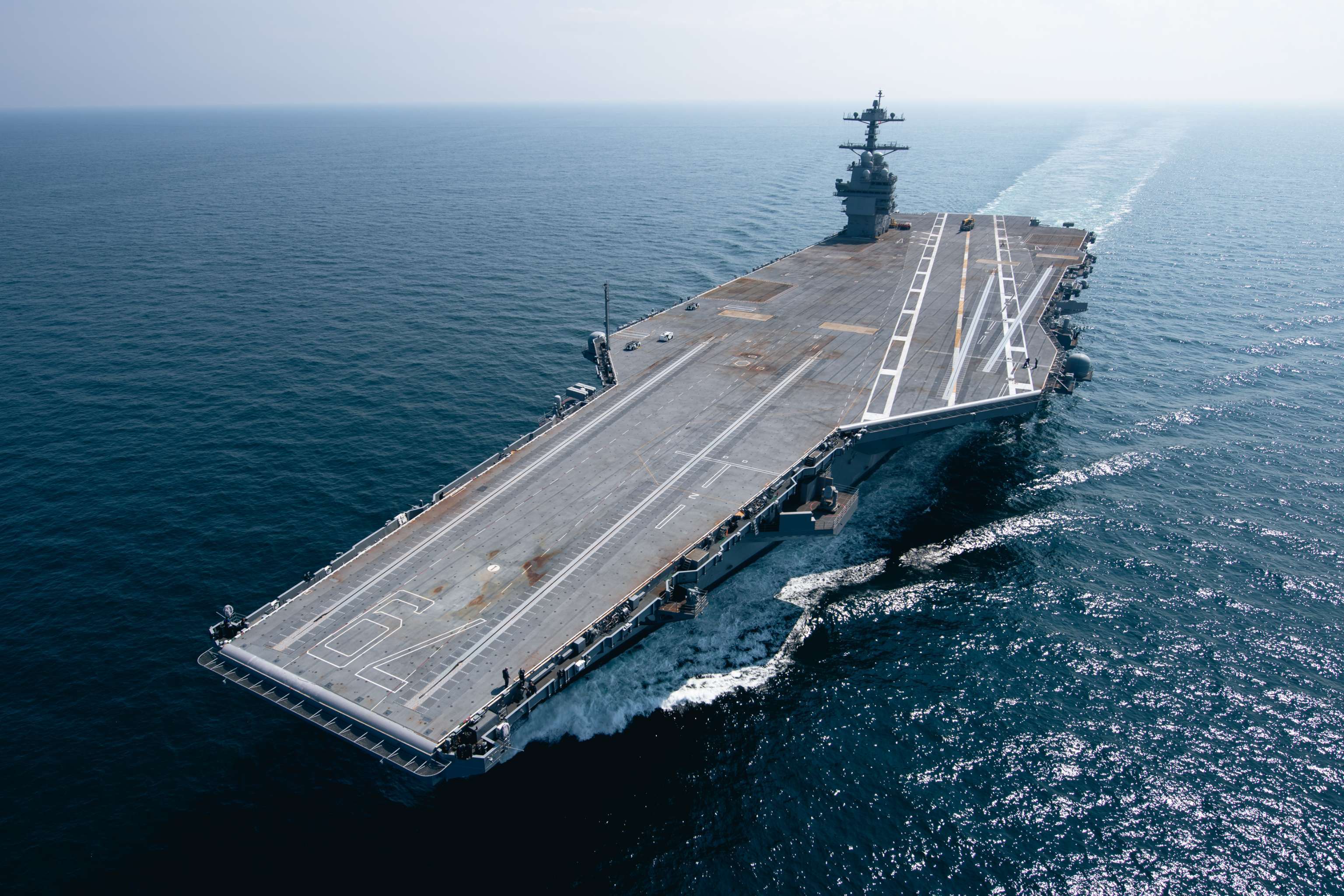 CVN-79 肯尼迪号 福特级二号舰完成交付试海 