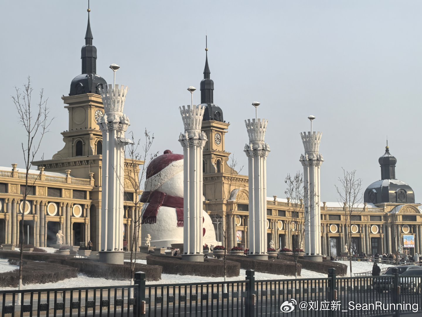 路过…也算是来上了⛄ 哈尔滨·群力音乐公园大雪人