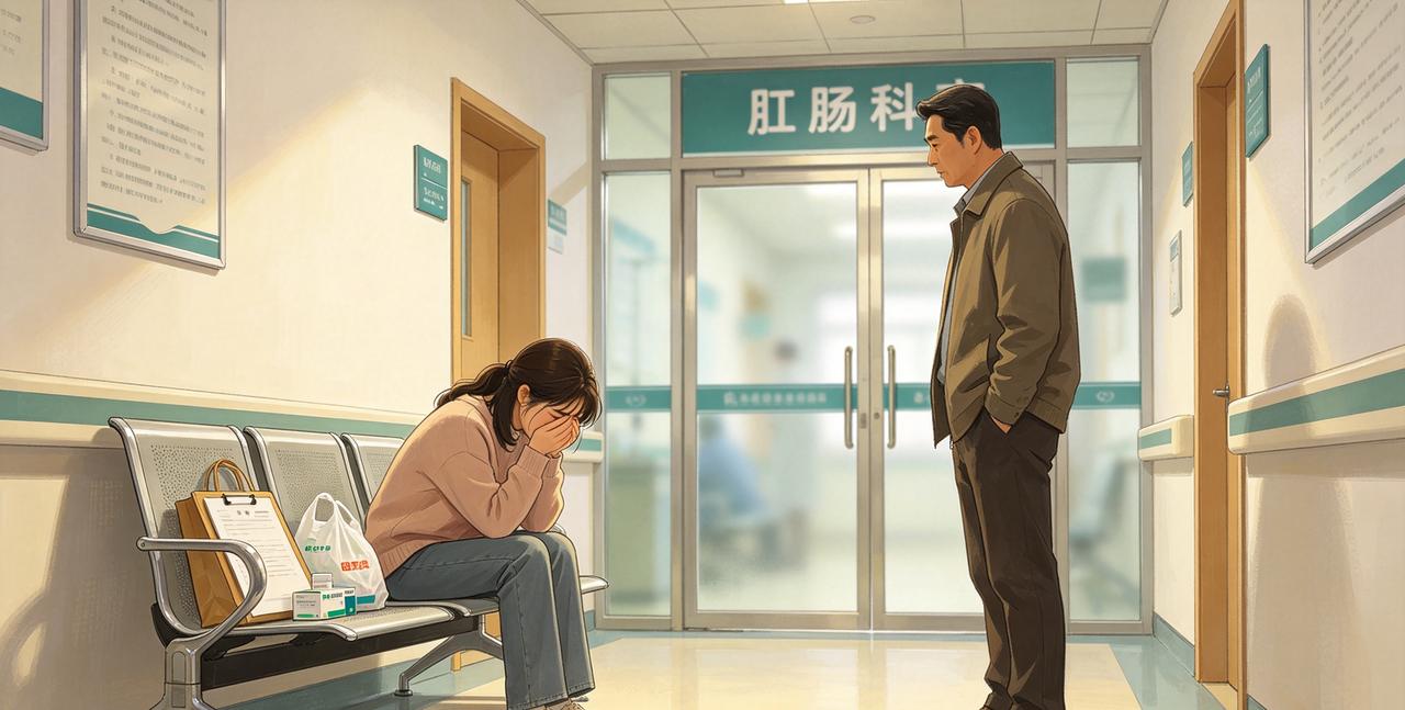 长沙一女子去医院换痔疮药，因为男医生换药时碰到了不该碰的隐私部位，一脸委屈地跟她