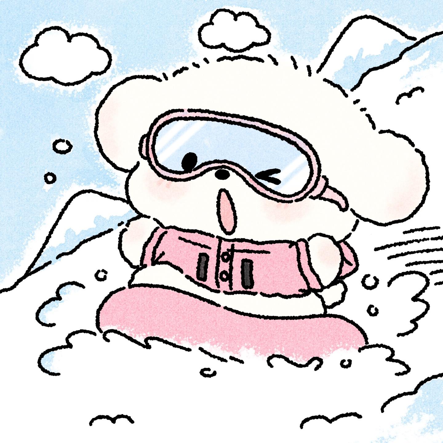 情侣头像 | 走！一起去滑雪。滑雪搭子冲冲冲！