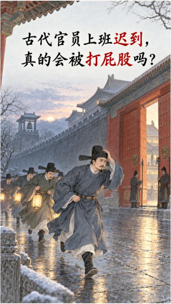 古代上班迟到会怎样？真的会被打屁股吗？

元朝考勤严苛，赵孟頫担任兵部郎中时，钟