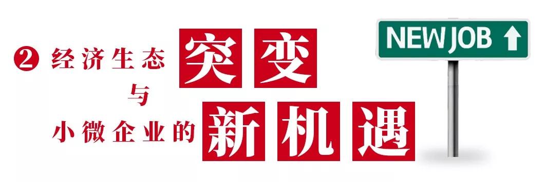 【小微企业如何才能推倒巨无霸？】

（2）经济生态突变与小微企业的新机遇
进入2