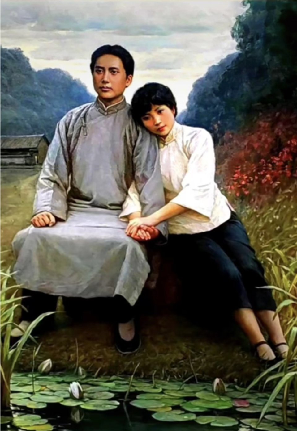 【蝶恋花·答李淑一】~毛主席 我失骄杨君失柳，杨柳轻飏直上重霄九。问讯吴刚何所有