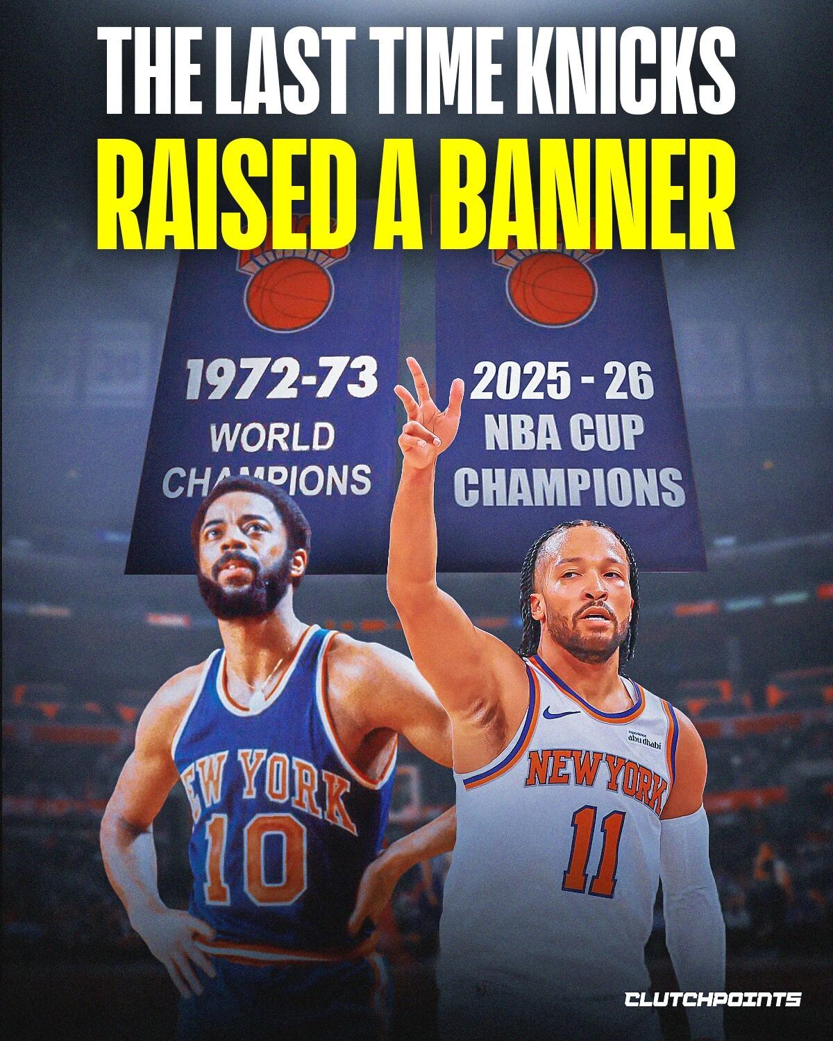 1972-73赛季，纽约尼克斯上一次拿到NBA总冠军时：奥尼尔才1岁、联盟当时还