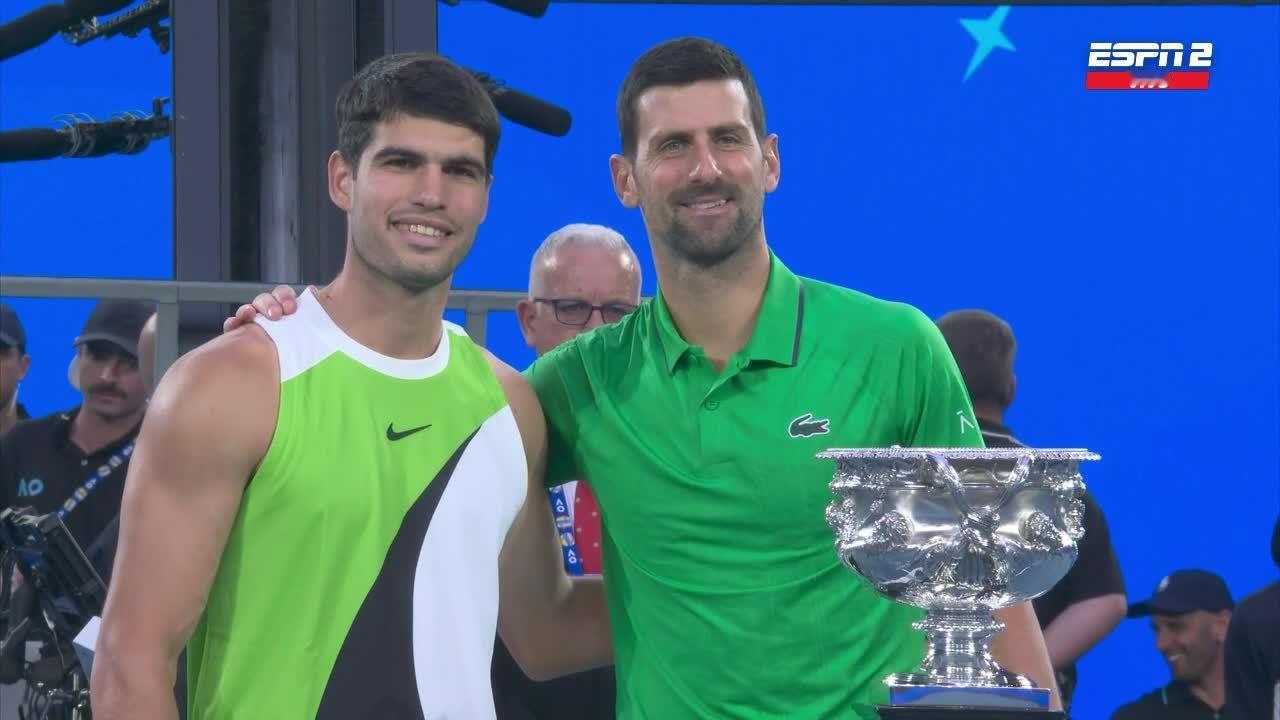 澳网2026 男单决赛马上开始无所谓谁赢怎样都是创造历史期待一场精彩的对决让我们