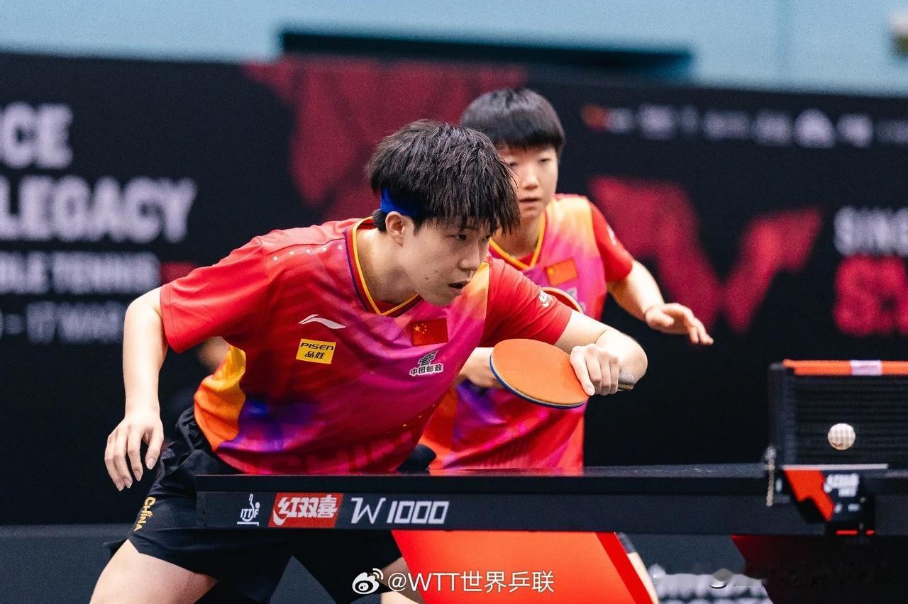 “莎头”组合晋级四强，力争三连冠
14日半决赛对阵表：
王楚钦/孙颖莎🇨🇳V