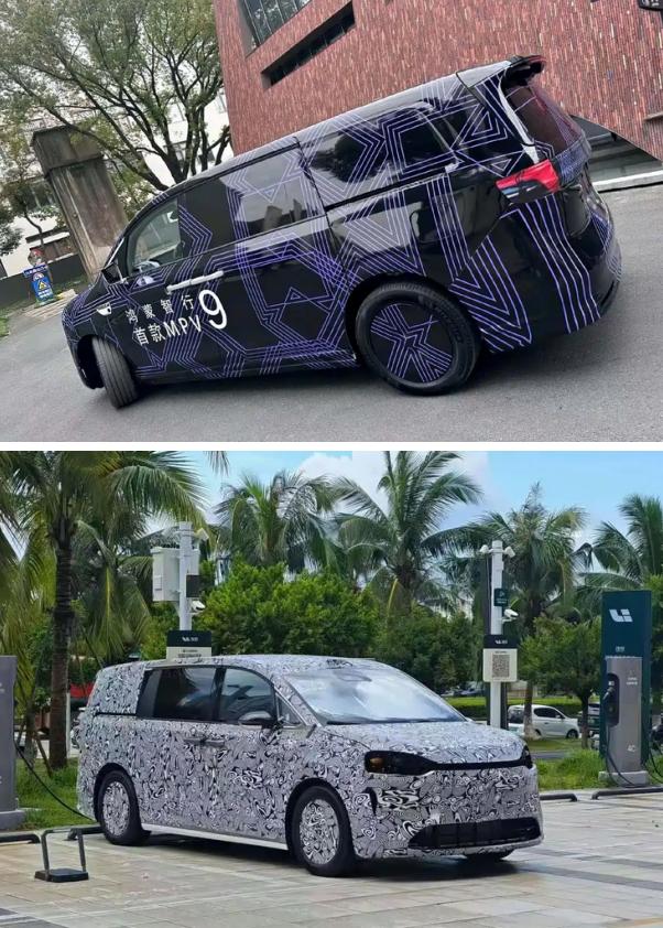 日前，网络上曝光了鸿蒙智行首款MPV谍照，新车将会是鸿蒙智行首款9系旗舰MPV，