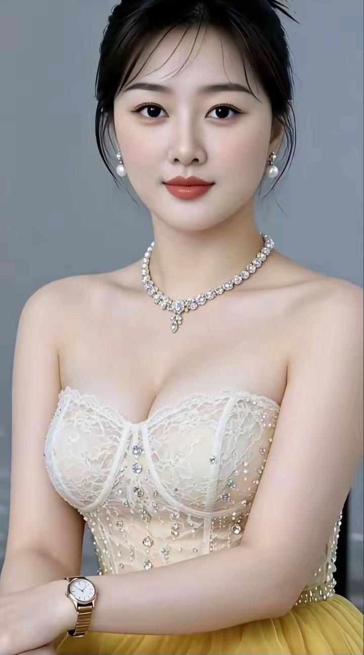 气质美女，福相满满！