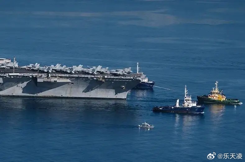 美将只剩一艘航母用于对伊朗袭击福特号因事故撤出红海前往维修，中东方向可用航母仅剩