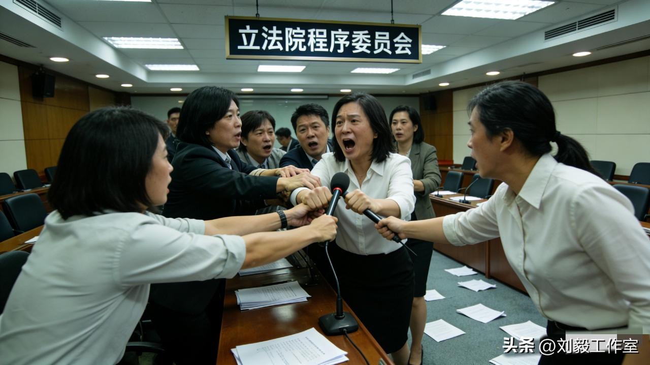 台议事机构再爆激烈冲突！翁晓玲被陈培瑜、林楚茵多人夹击，蓝营女将也不甘示弱一拥而