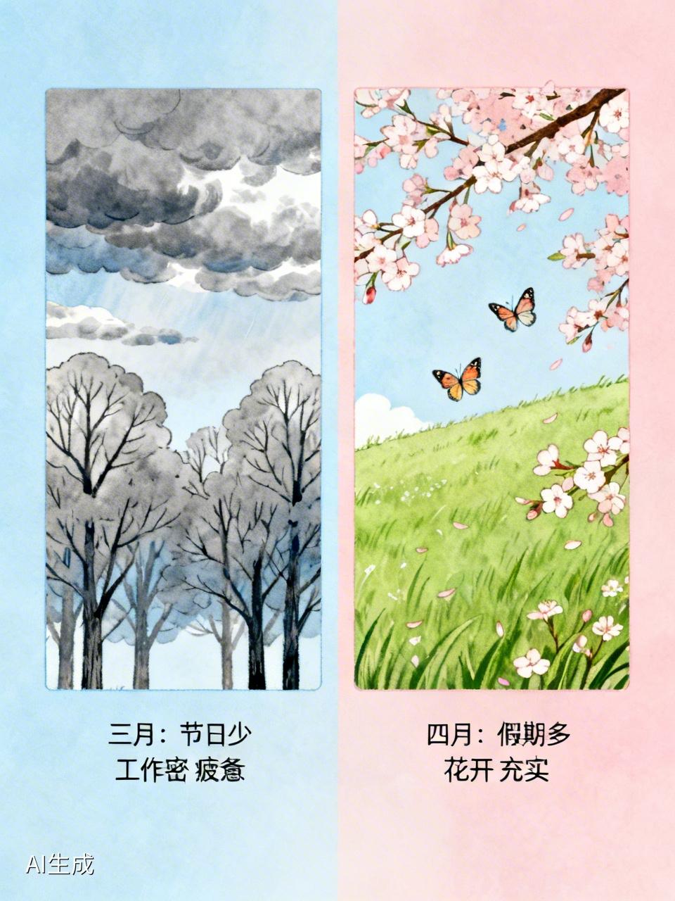 为啥感觉三月过得慢，四月却飞快？
 
不知道大家有没有同感：三月过得磨磨蹭蹭，四