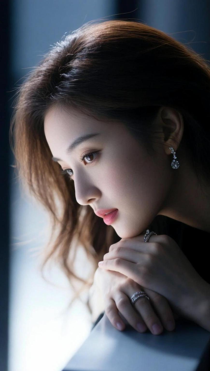 AI光影侧颜照 抖音ai创作