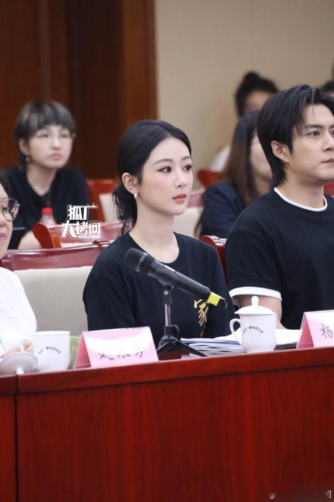 杨紫家业创业座谈会发言杨紫家业创业座谈会状态杨紫现场状态松弛自然，真诚分享对于角