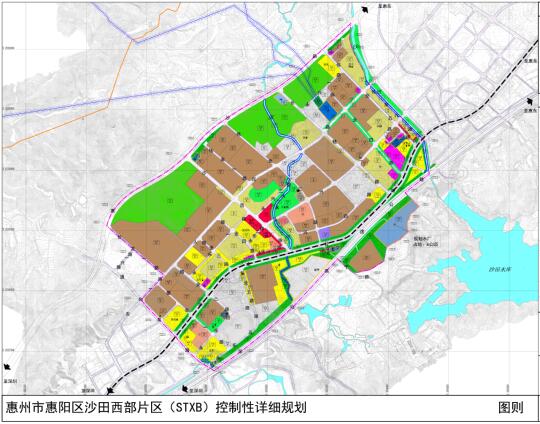 惠州市惠阳区沙田西部片区控制性详细规划