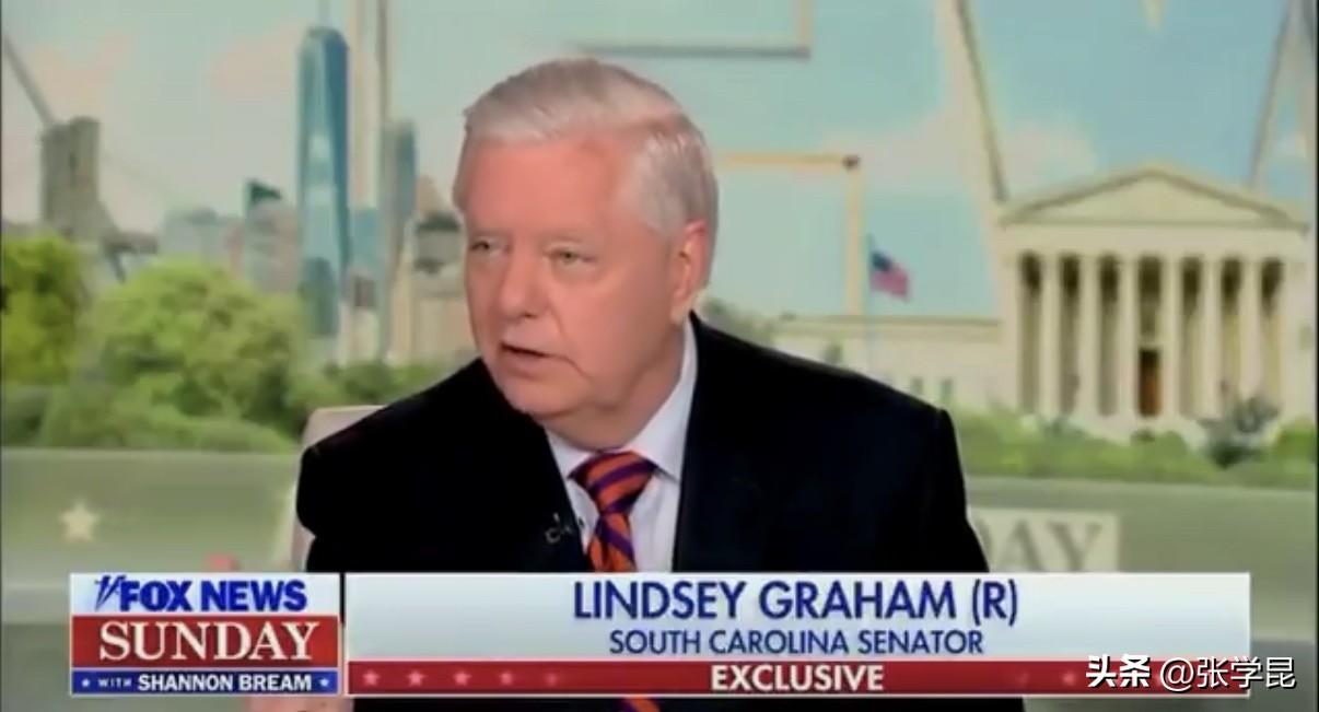 美国共和党参议员林赛·格雷厄姆今天在福克斯新闻频道发表讲话，主张对伊朗位于波斯湾