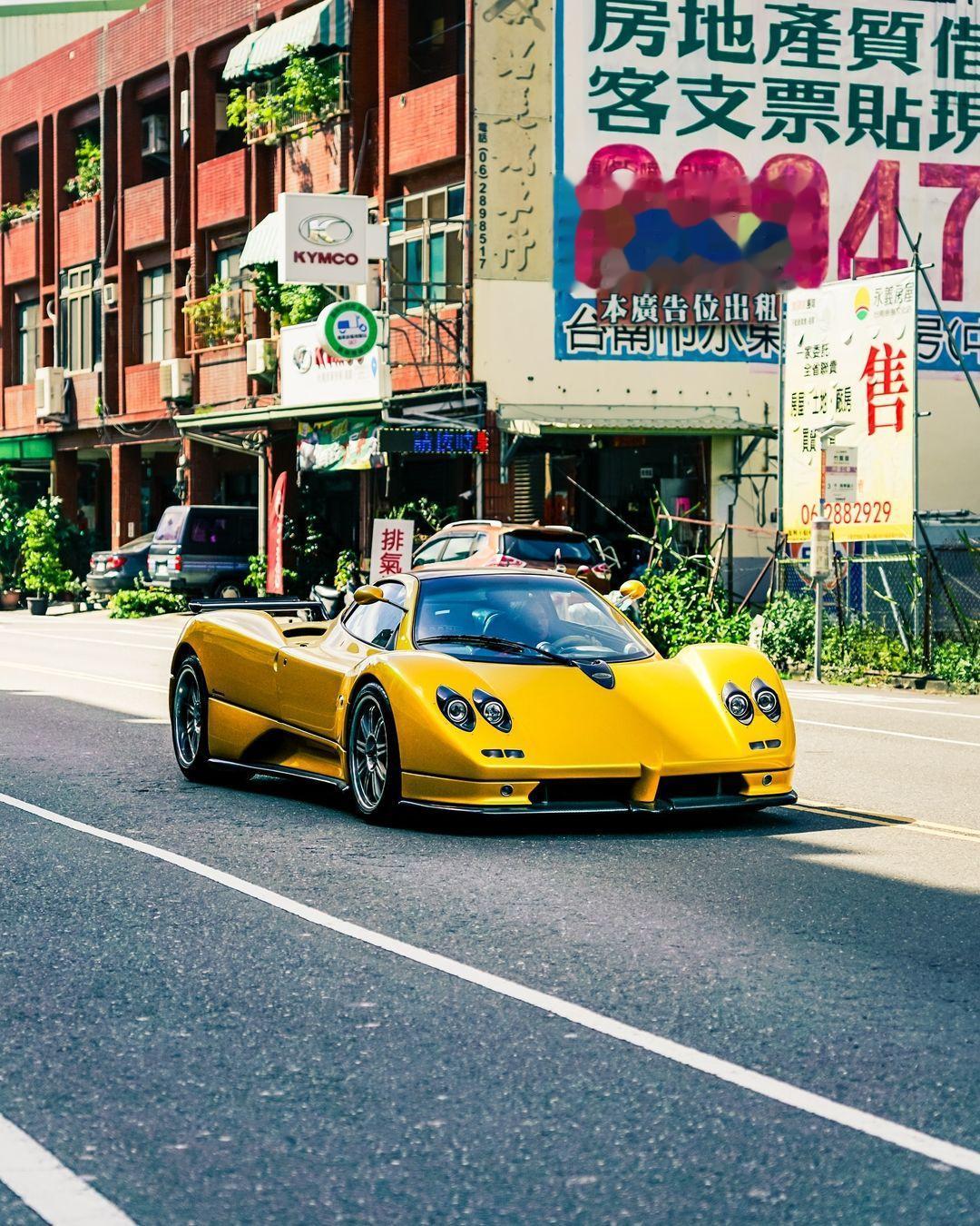 台湾唯一台Pagani Zonda S在台北出街啦