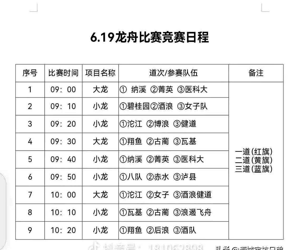 闹钟先上紧。等晨雾一散，长江边的鼓点就要把人心敲热了。
明早8点30分，泸州滨江
