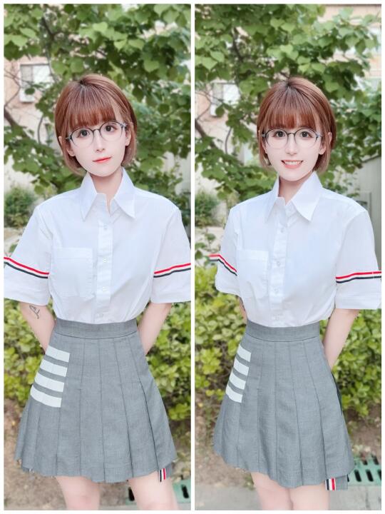 秒变学生妹～