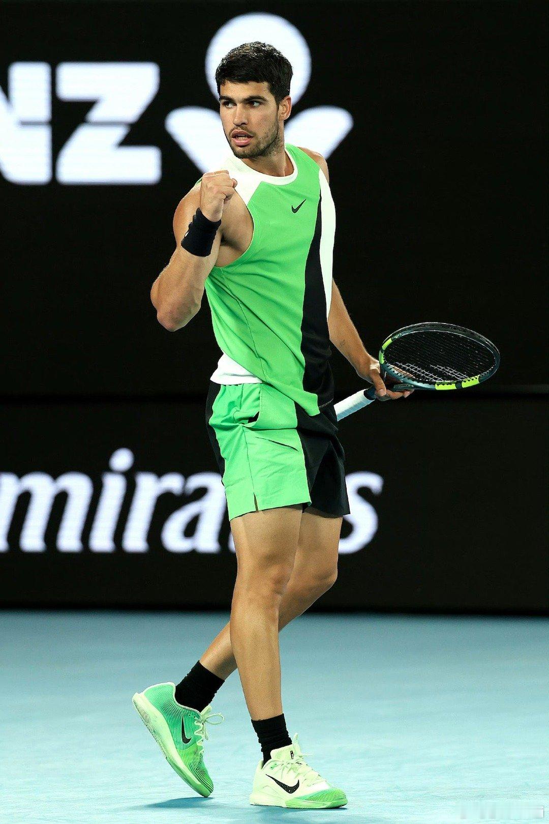 阿尔卡拉斯解锁大满贯全四强✅澳网2026这很澳网 2026澳网男单1/4决赛，阿