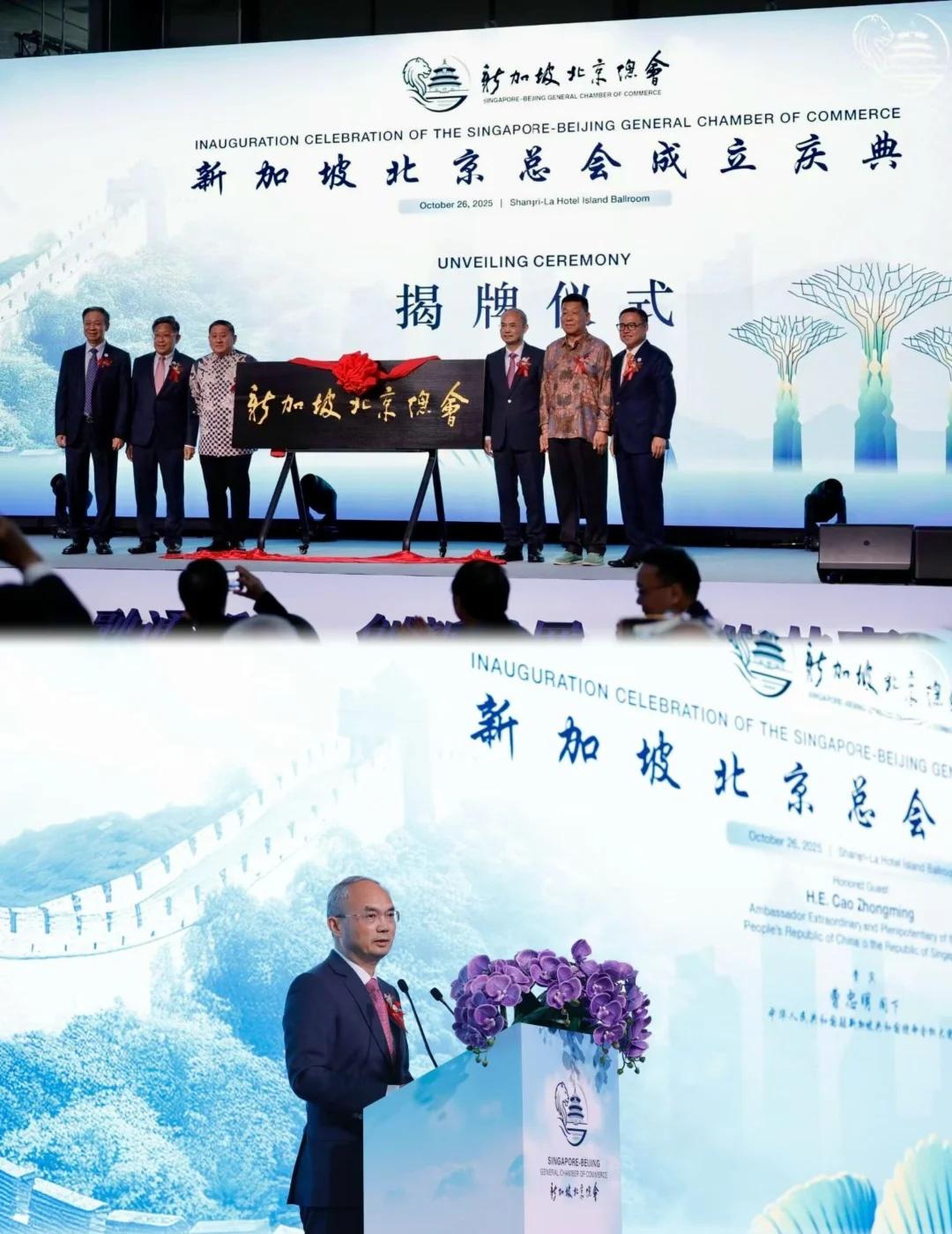 见证新加坡北京总会成立🎉
昨天受邀参加新加坡北京总会成立揭牌仪式，现场氛围超隆