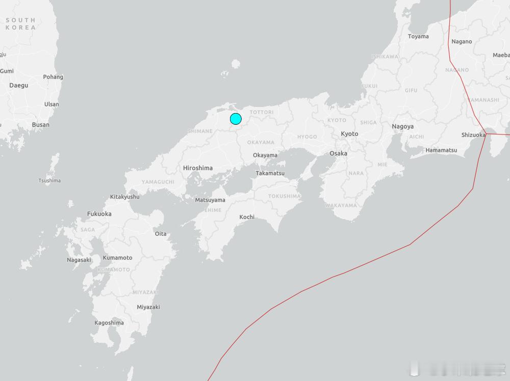 2026年1月6日9点18分，日本发生6.2级地震日本地震  日本岛根县6.2级