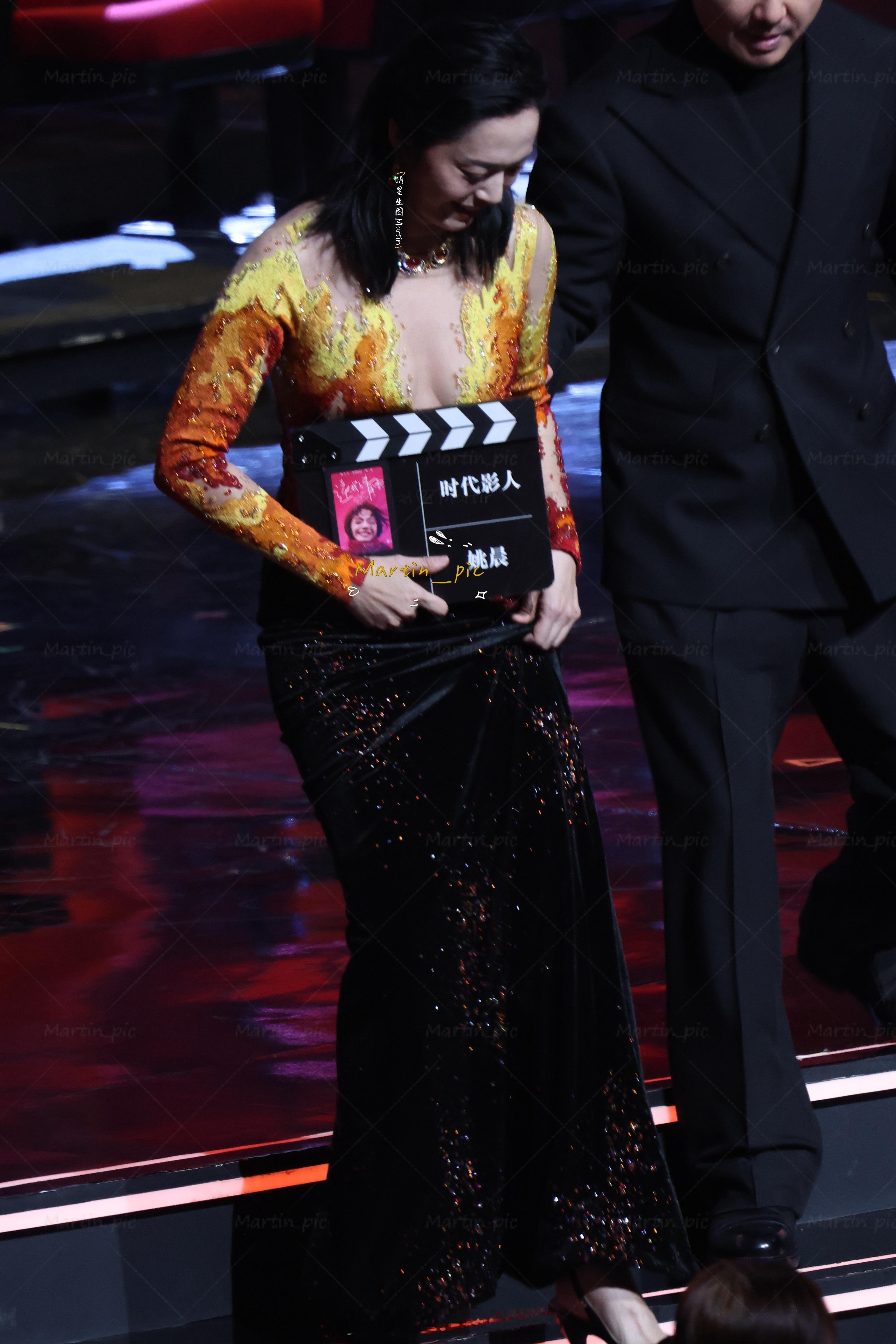 姚晨 姚晨微博之夜内场生图属于大花的气场姚晨微博年度荣耀演员