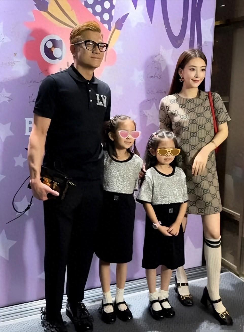 郭富城好有福气，三个都是女儿，会不会再拼第四胎儿子呢？方圆还年轻，才38岁。方媛