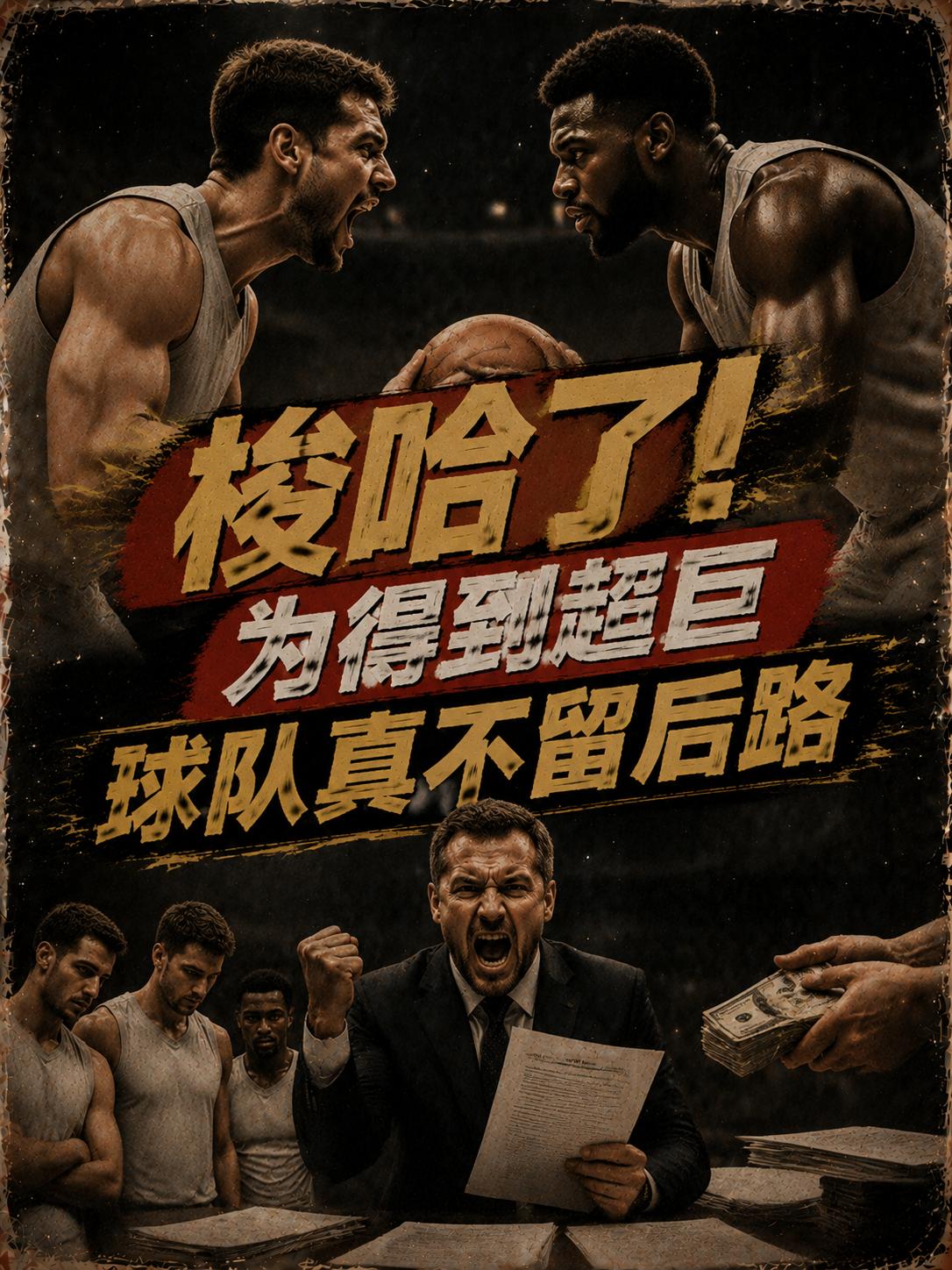 梭哈了！为了这位超巨，球队彻底不留后路！这不，根据知名媒体的爆料，为了在这个休赛
