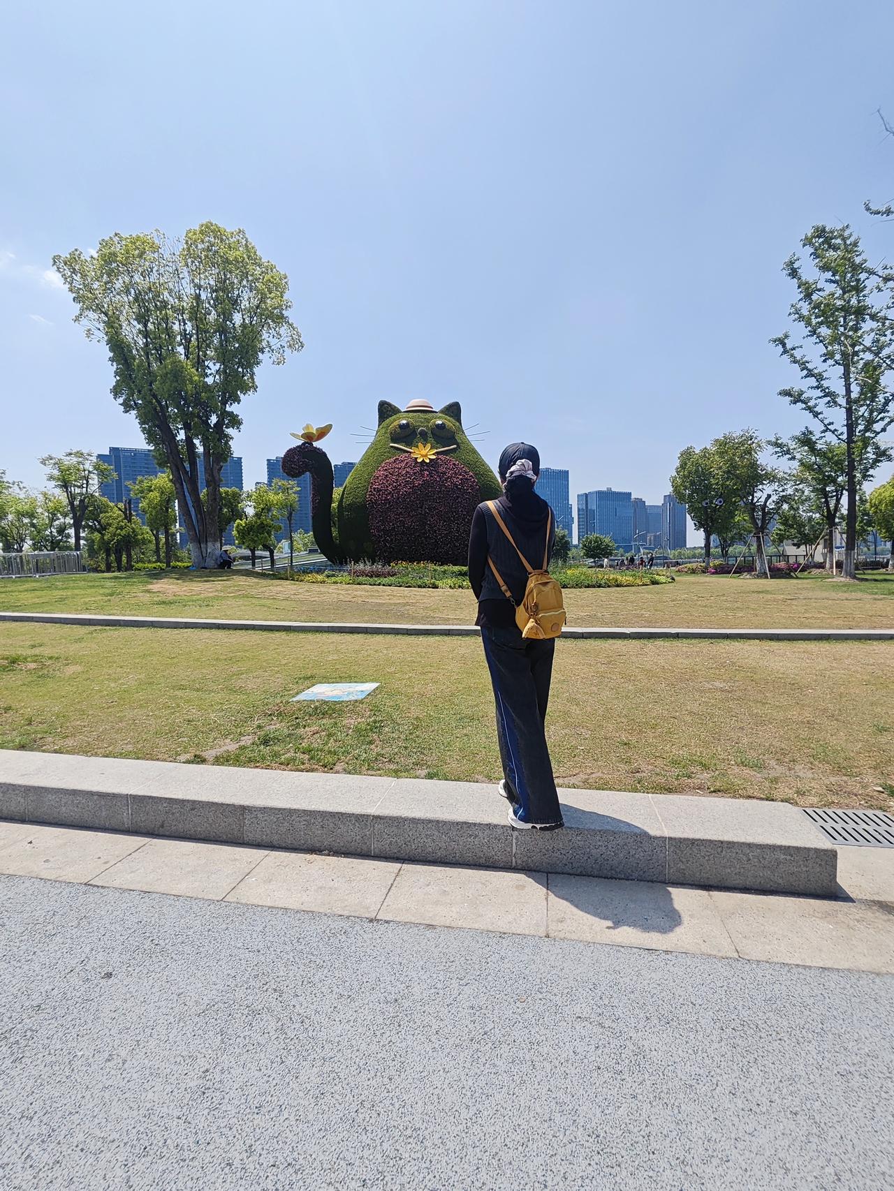 没想到杭州金沙湖太美了，最近家人住院我来邵逸夫医院探望家人，突然发现湖边的整个生