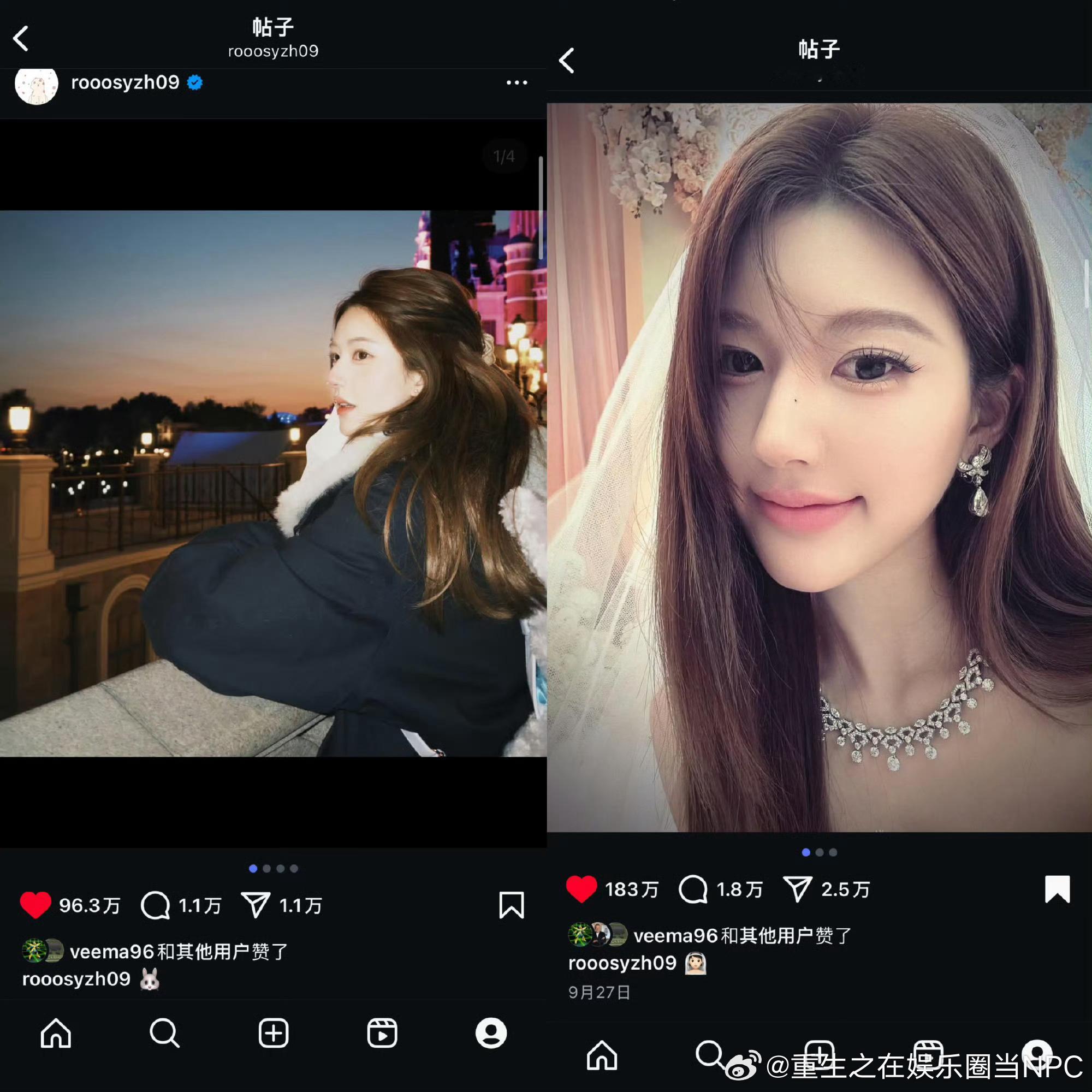宝格丽总裁把赵露思之前的ins都点了一遍 