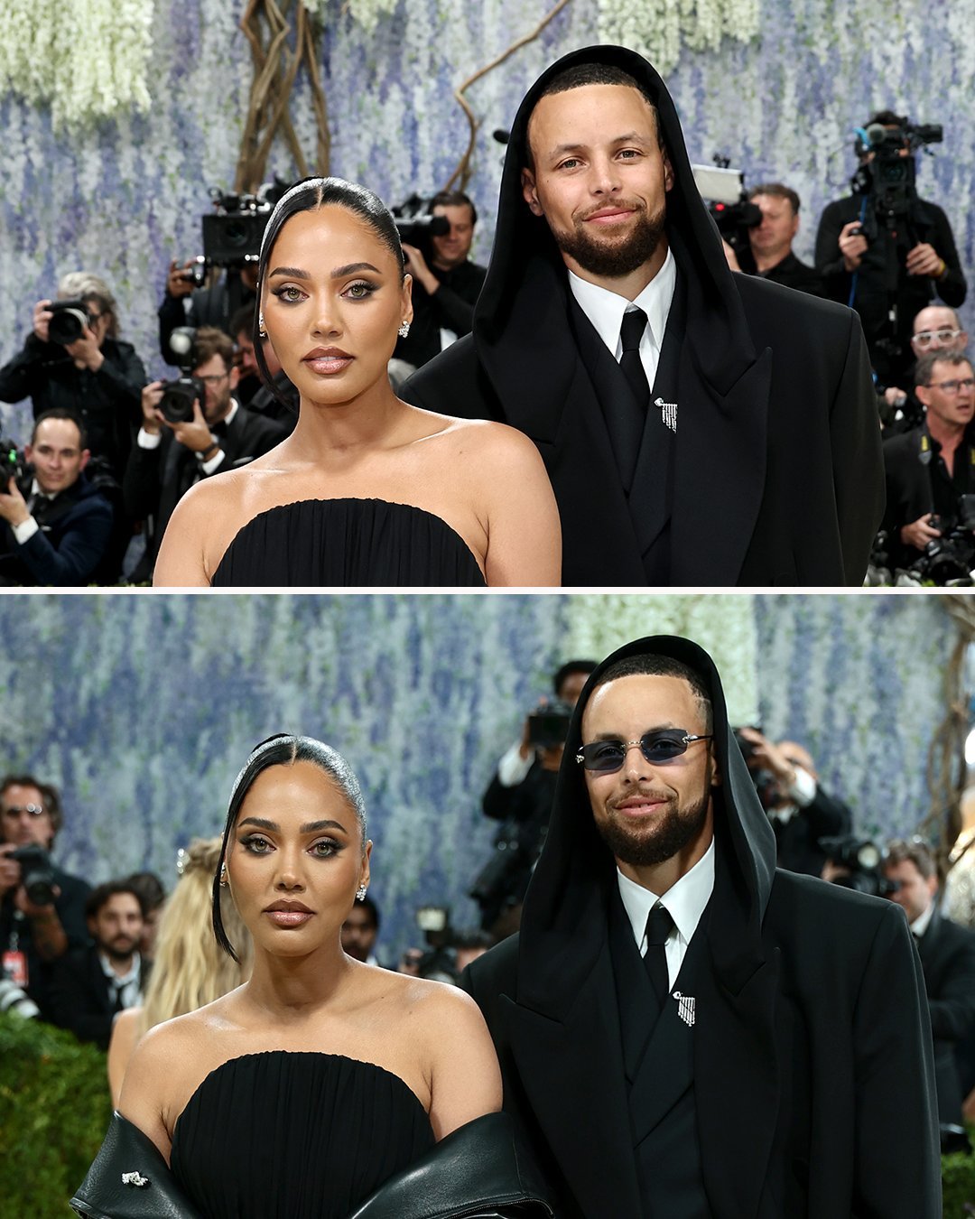 Met Gala的NBA面孔：库里夫妇、韦少、巴特勒、韦德。Metgala红毯