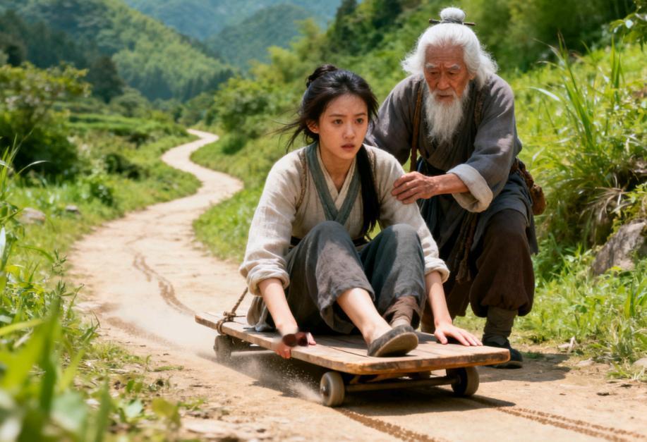 逃荒路上我双腿致残，夜里爹娘带哥哥离去，我装睡目送他们走远
我的腿，就是在那个冬