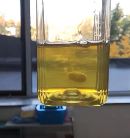 在家里角落发现了一瓶没喝完的饮料，不知道是什么时候剩的，里面竟然长出一个不知道什