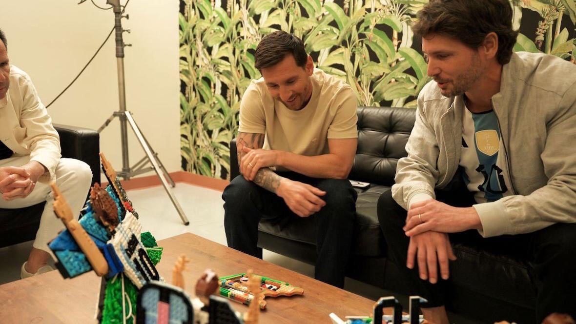 乐高广告中的梅梅幕后花絮梅西