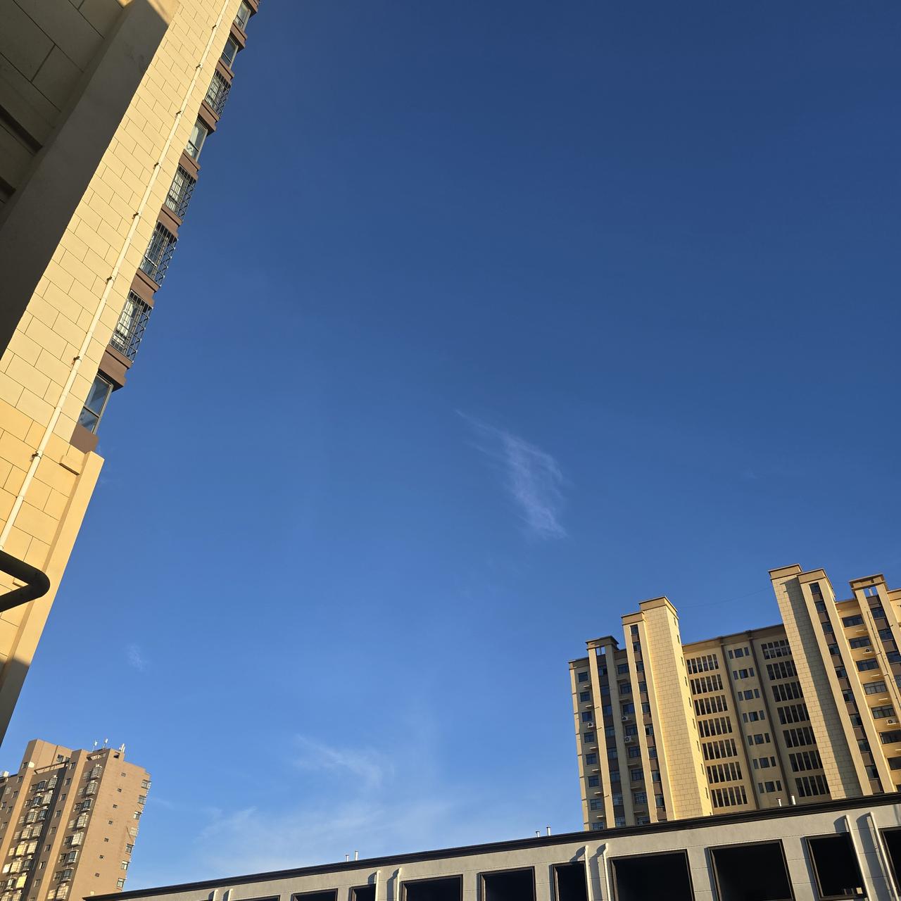 秋日天高气爽，碧蓝的天空，除了杂乱的心思，再也找不到一丝不和谐的云朵。这是不是大