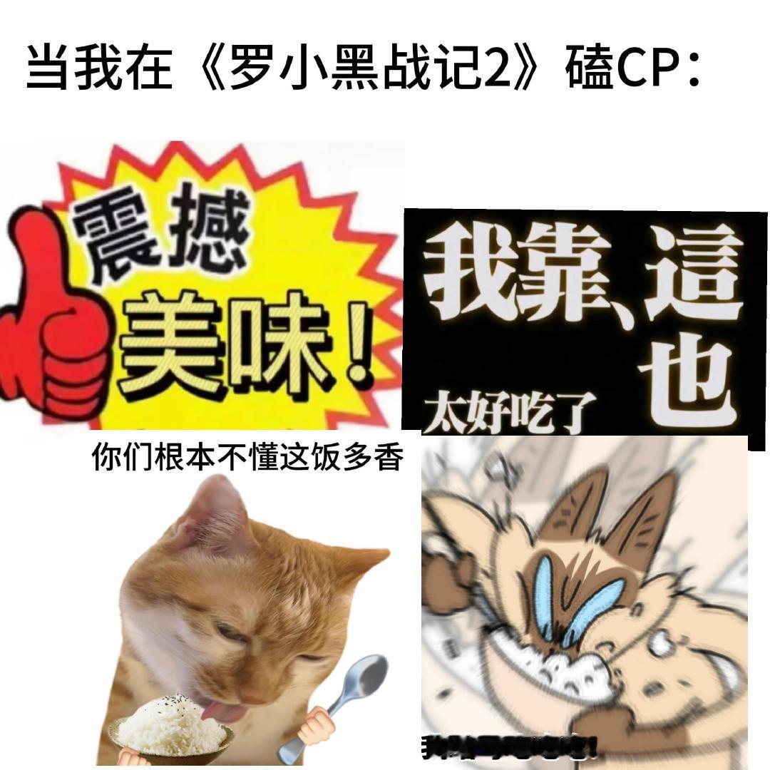 罗小黑meme电影罗小黑战记2meme圈添了罗小黑的贡献，那句看似矛盾的话，配上