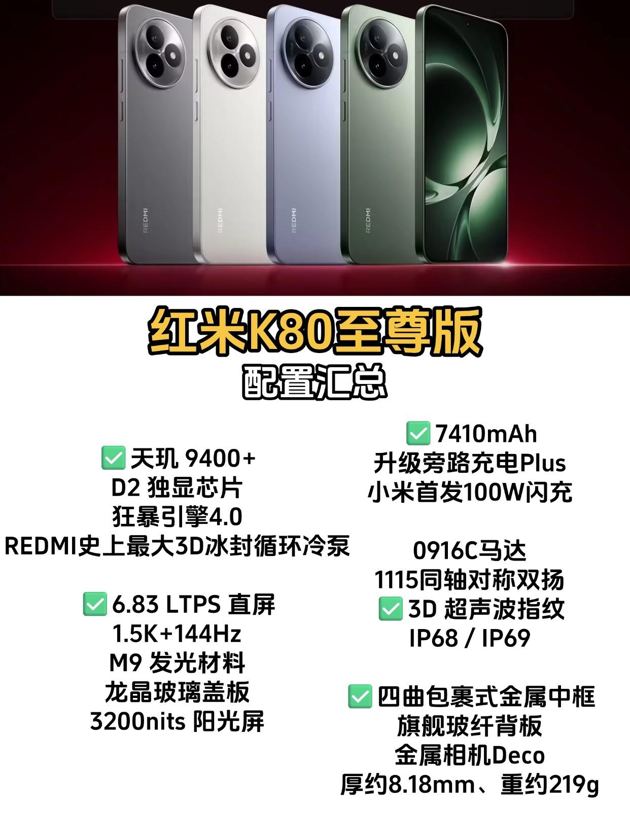 红米这波大招，友商真要麻了。。。

这全新的K80至尊版，着实有点太狠了

处理