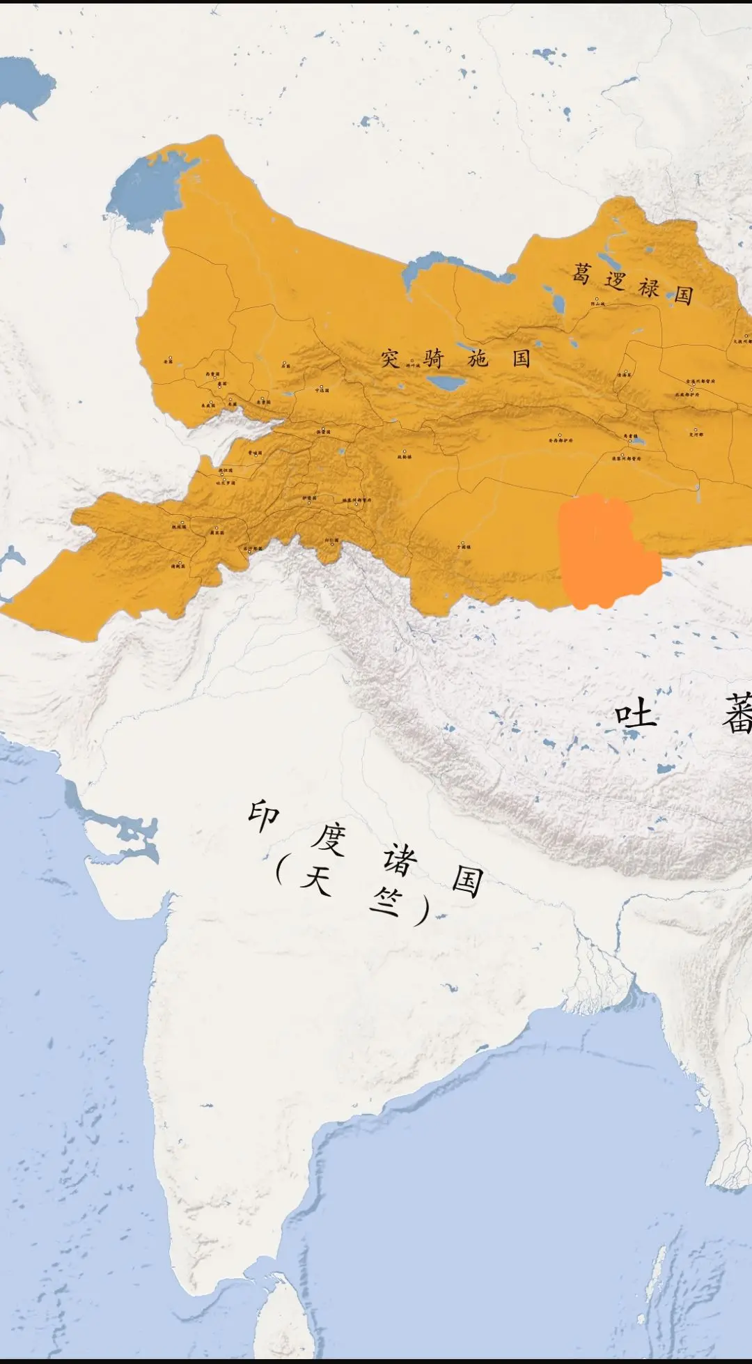 经由屠灭石国，攻灭小勃律，扫荡大勃律，击破羯师国，天宝年间对于西域的...