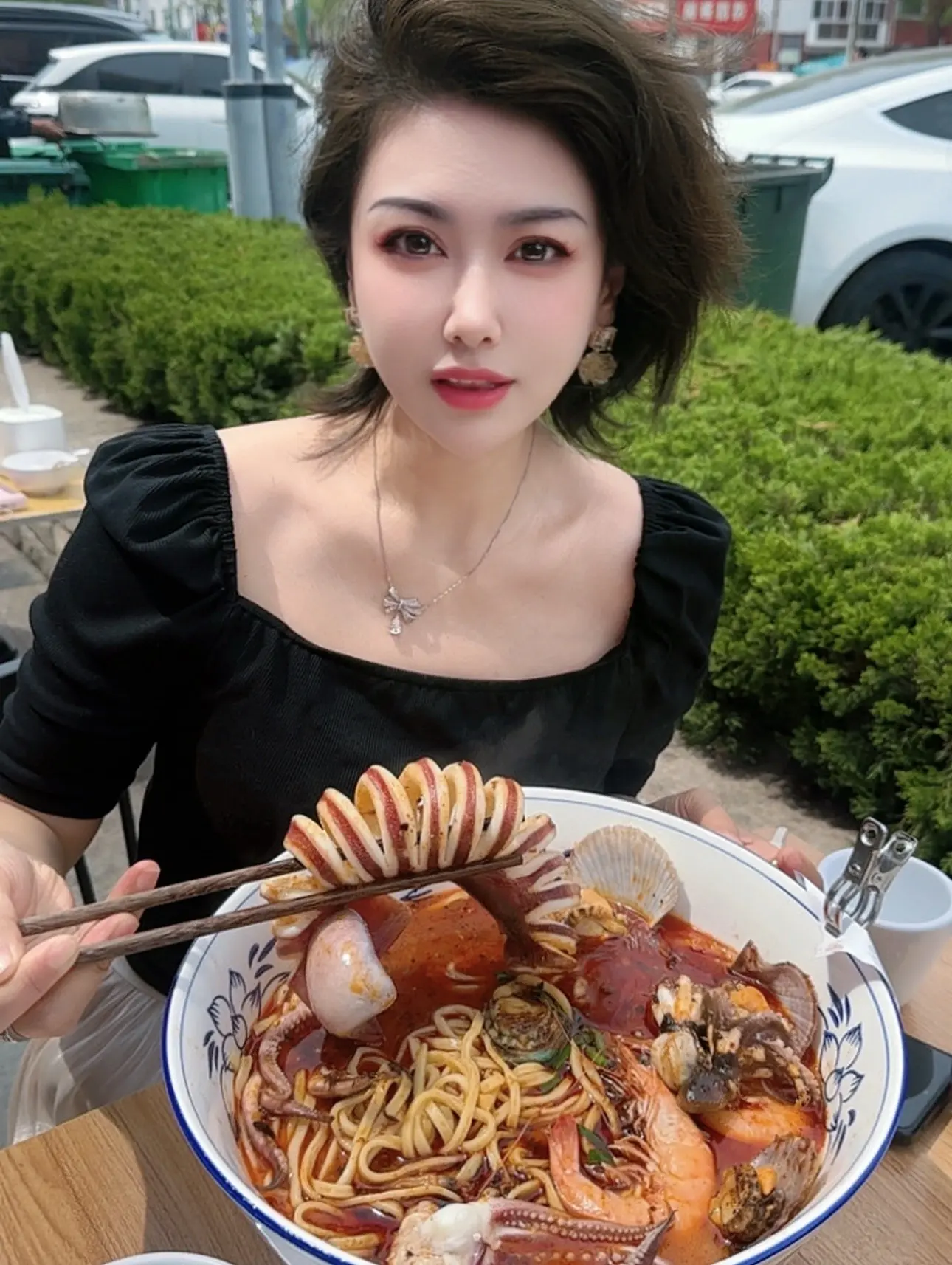 来日照不要忘了吃鱿鱼面哦～