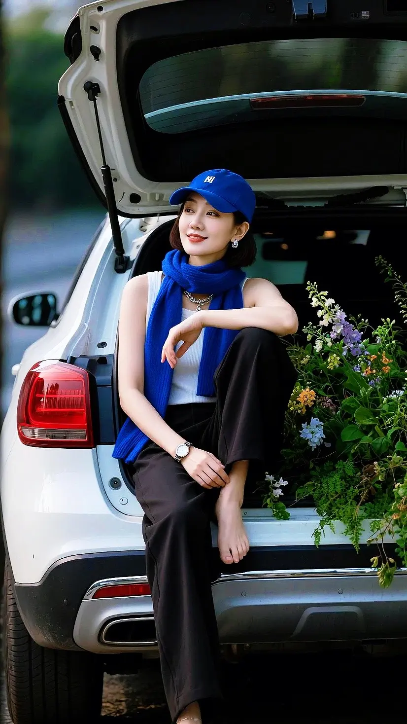 AI冷调车尾照 随变ai随便玩 广告分成伙伴计划玩法达人