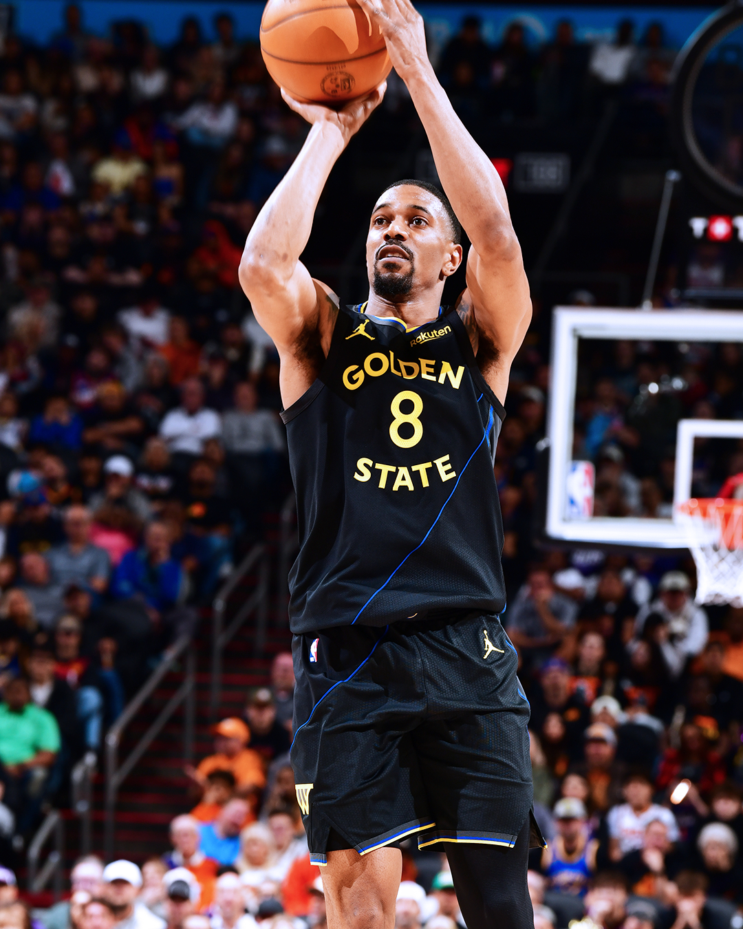 梅尔顿继续稳定输出！连续6场比赛得分上双，其中近18场比赛有14场上双🔥勇士逆