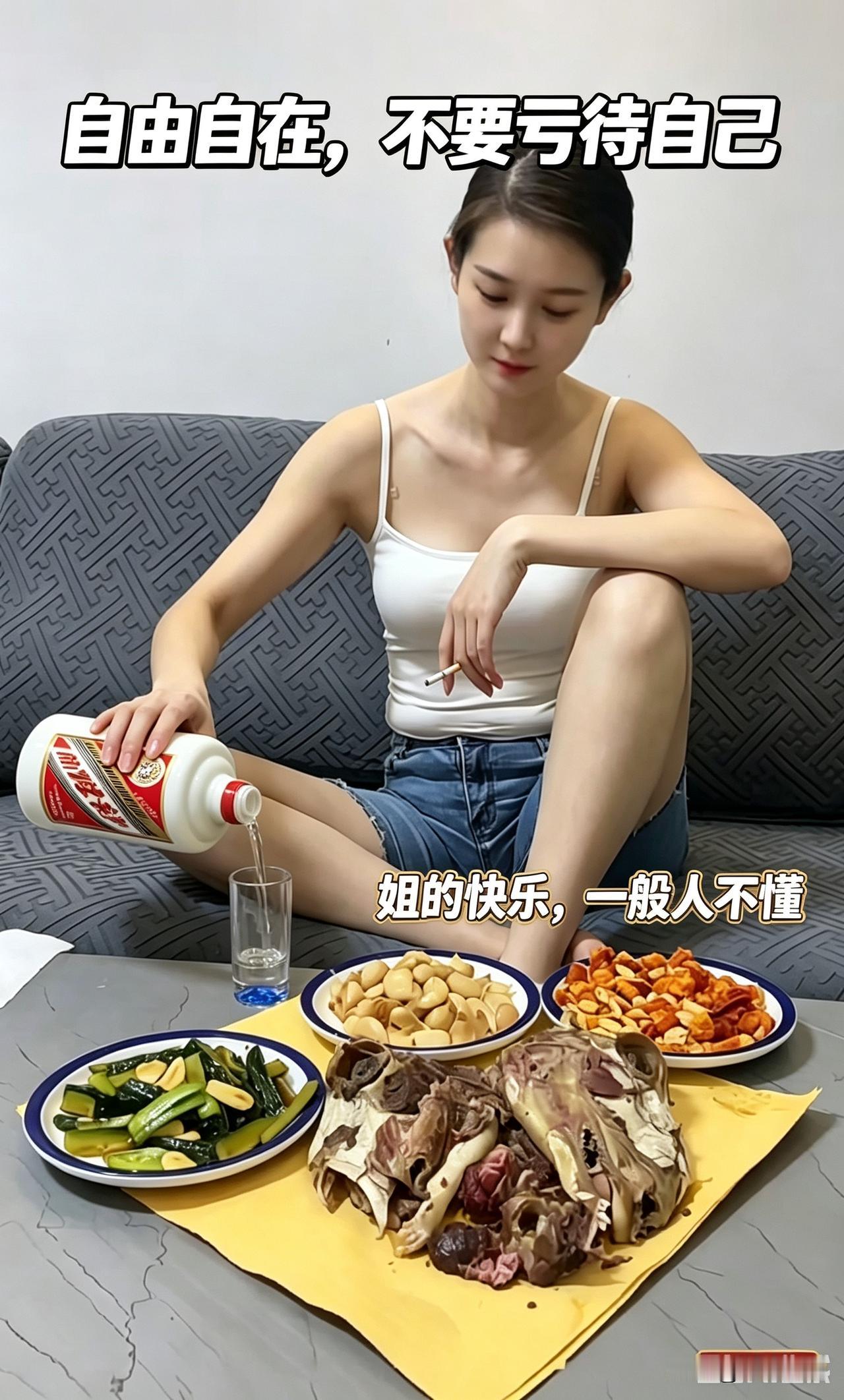 只是因为“生活有点上头”。
