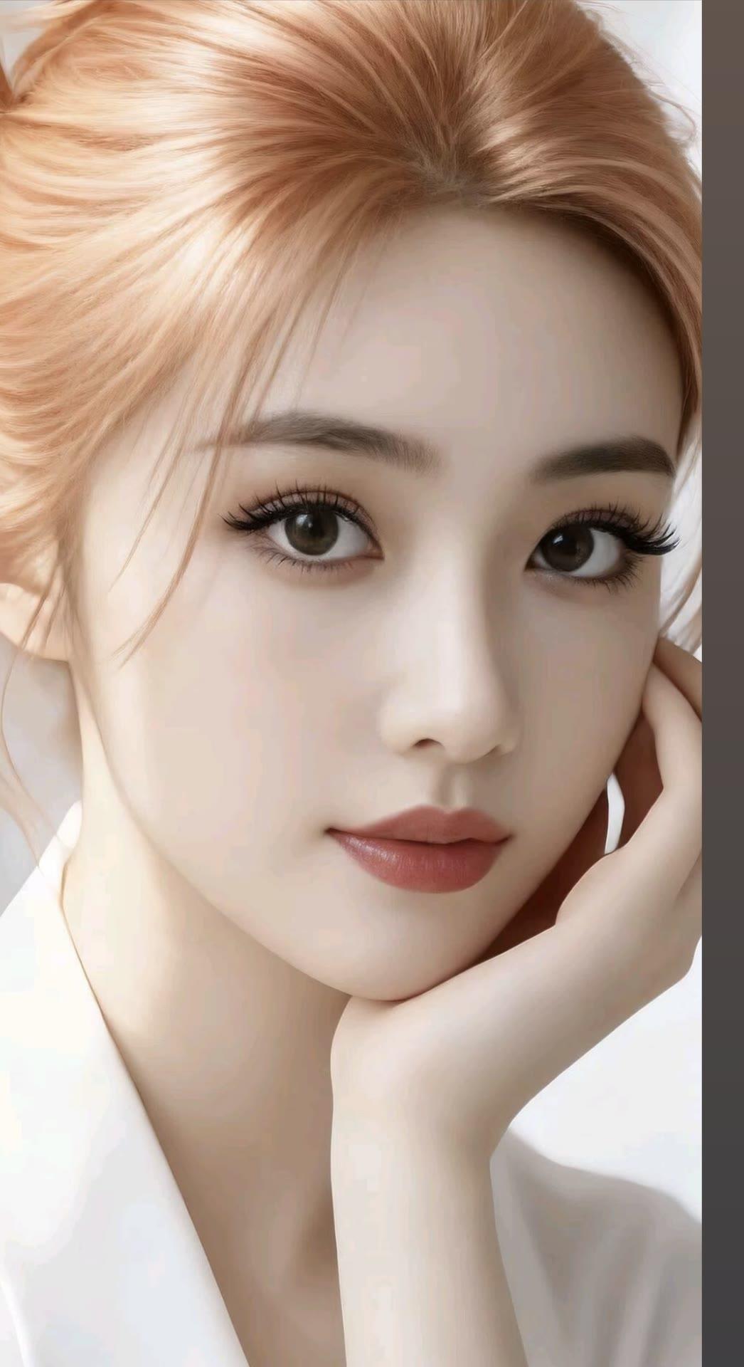 温柔甜美的少女，梦幻般的妆容，让人心动不已。💖✨