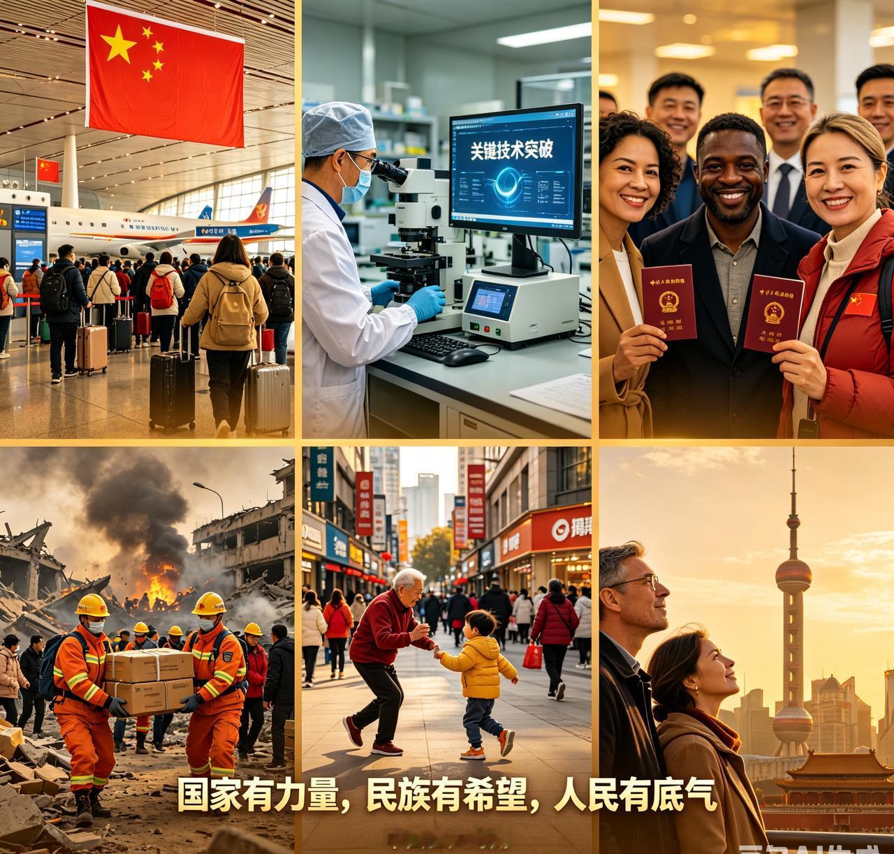 不是喊口号的时候，也不是炫耀成绩的时候。
 
是我们的游子在海外遇到危难，祖国第