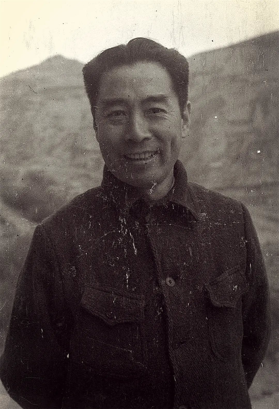 1944年，哈里森·福尔曼拍摄的主席和总理 