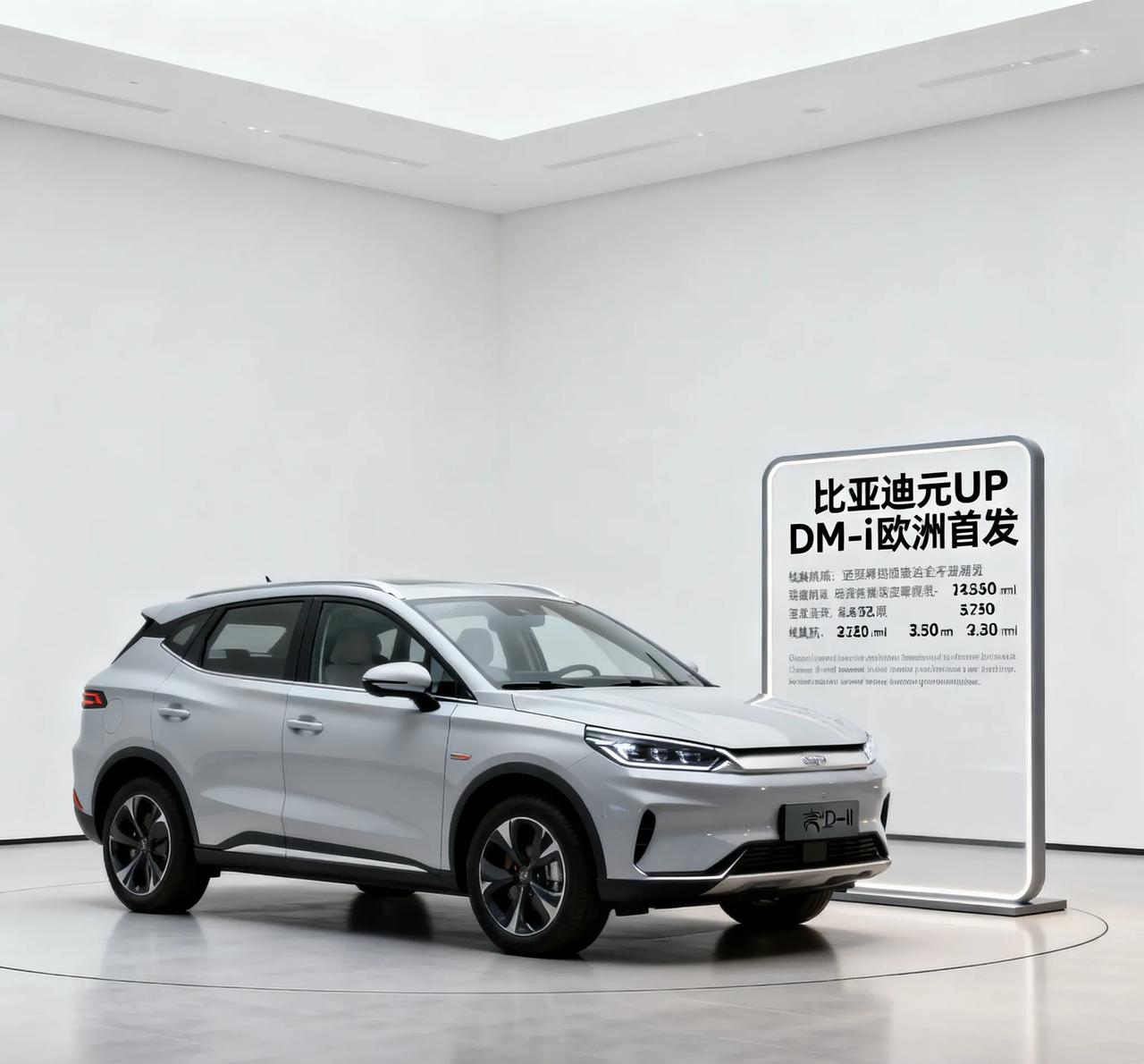 比亚迪元UP DM-i欧洲首发，续航表现引关注
 
家人们，比亚迪又在海外有新动