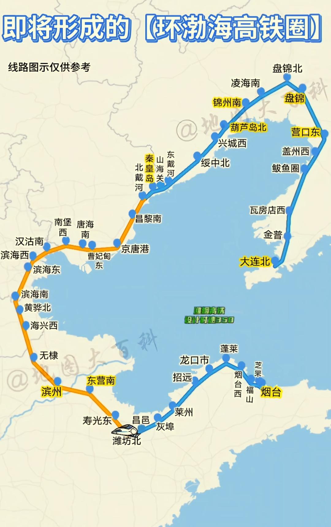 再过几年滨州、东营市区将开通高铁，环渤海高铁即将形成，可是我还是有些郁闷。实际上